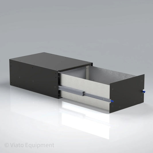 2007-2014 Chevy Tahoe Drawer System 1 for 2nd Row Seat Equal Drawers - 24.5"W and 24.5"W X 43"L Drawers