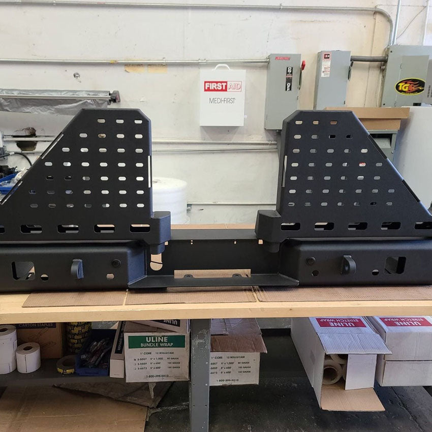 2010-2022 RAM 2500/3500 HIGH CLEARANCE DUAL SWING OUT REAR BUMPER Chassis Unlimited Inc.