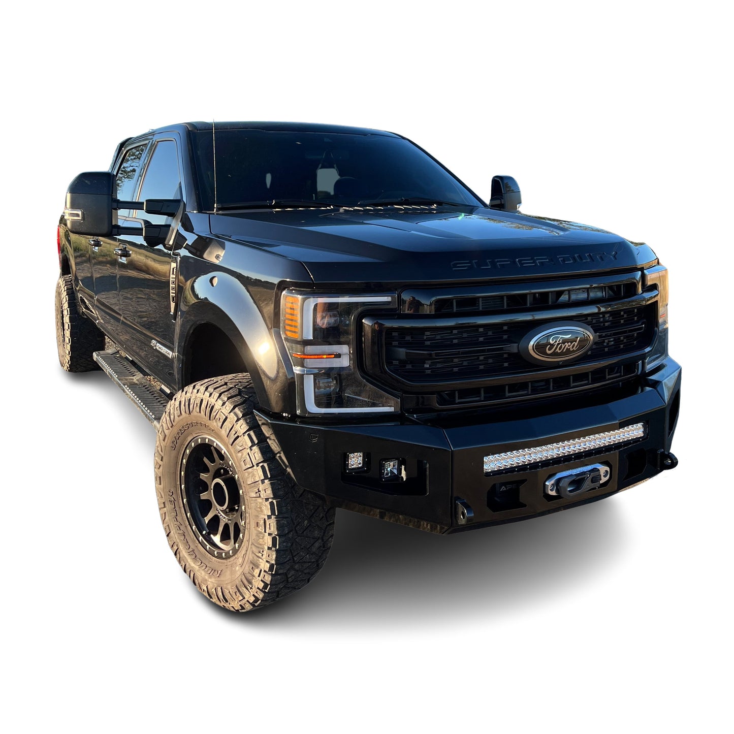 2017-2022 FORD SUPERDUTY F250/F350 ATTITUDE SERIES FRONT WINCH BUMPER Chassis Unlimited Inc.