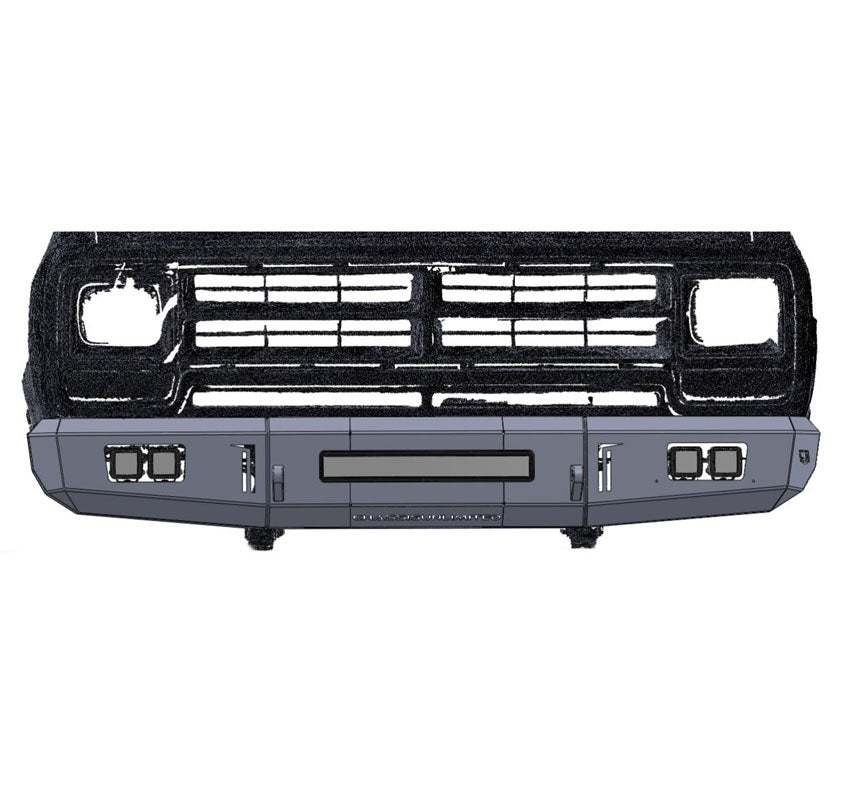 1989-1993 DODGE RAM 250/350 OCTANE FRONT BUMPER Chassis Unlimited Inc.