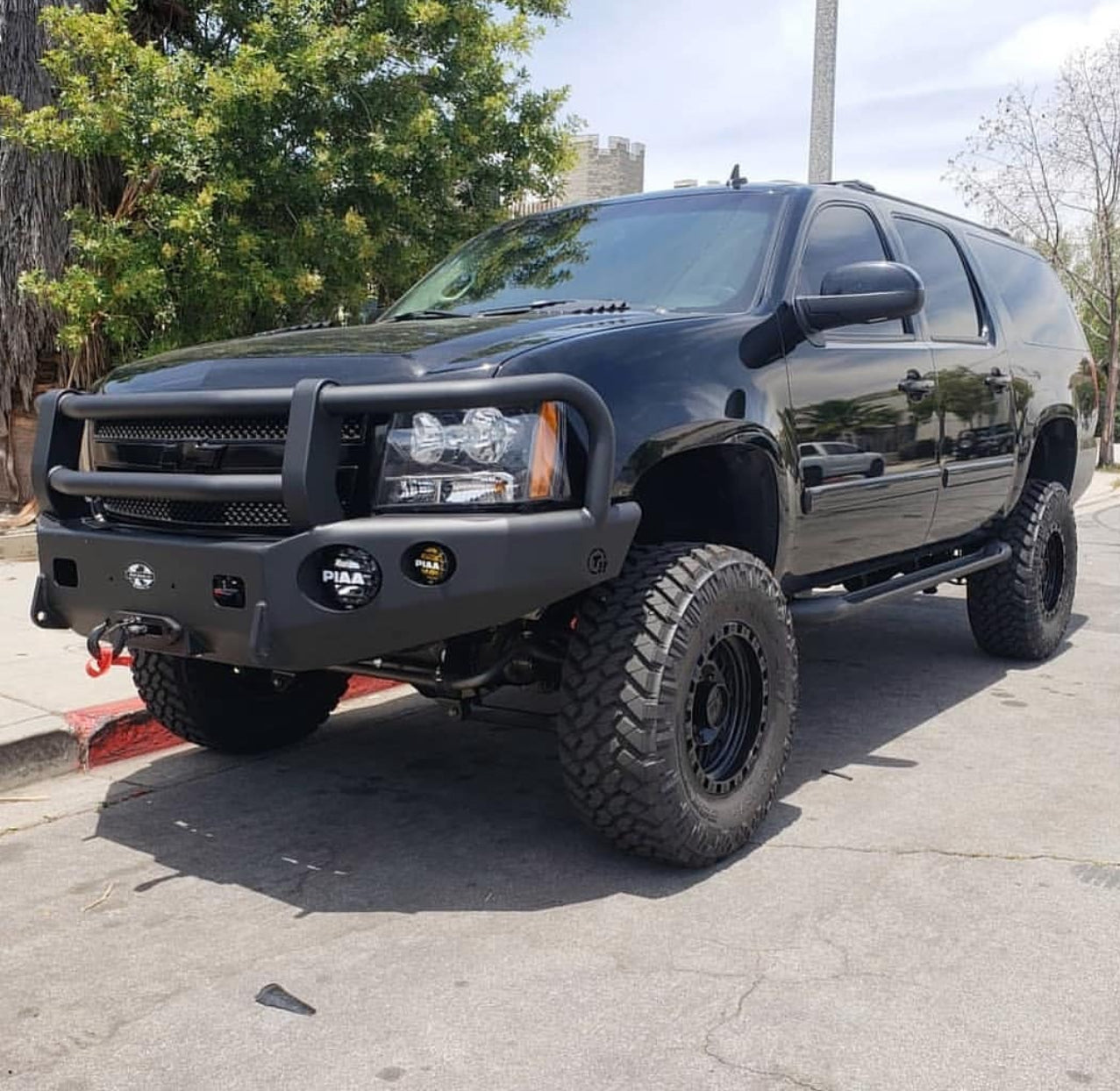 Trailready 10651G Winch Bumper Full Guard for Chevy