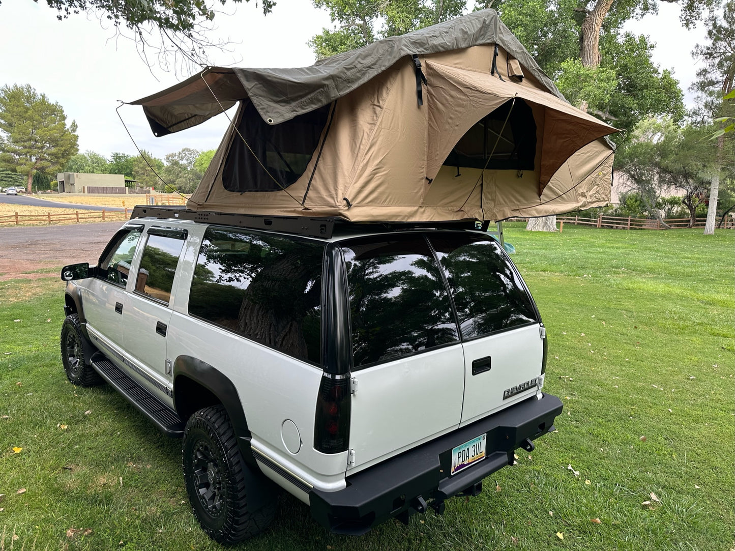 1992-1999 Chevy Suburban Roof Rack Baseline Overland Rooftop Tent Bumpers