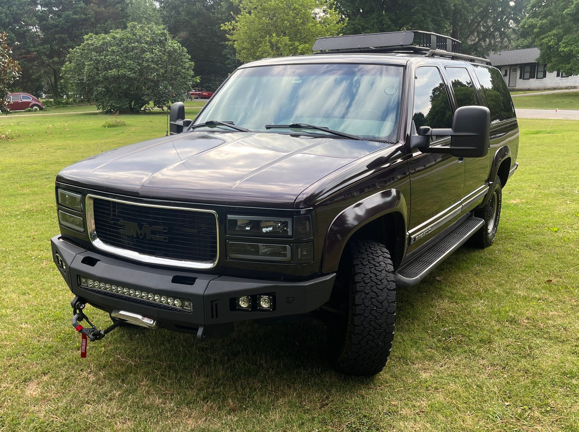 1992-1999 Chevy Suburban Front Winch Bumper 2500 Chassis Unlimited Baseline Overland Roof Rack