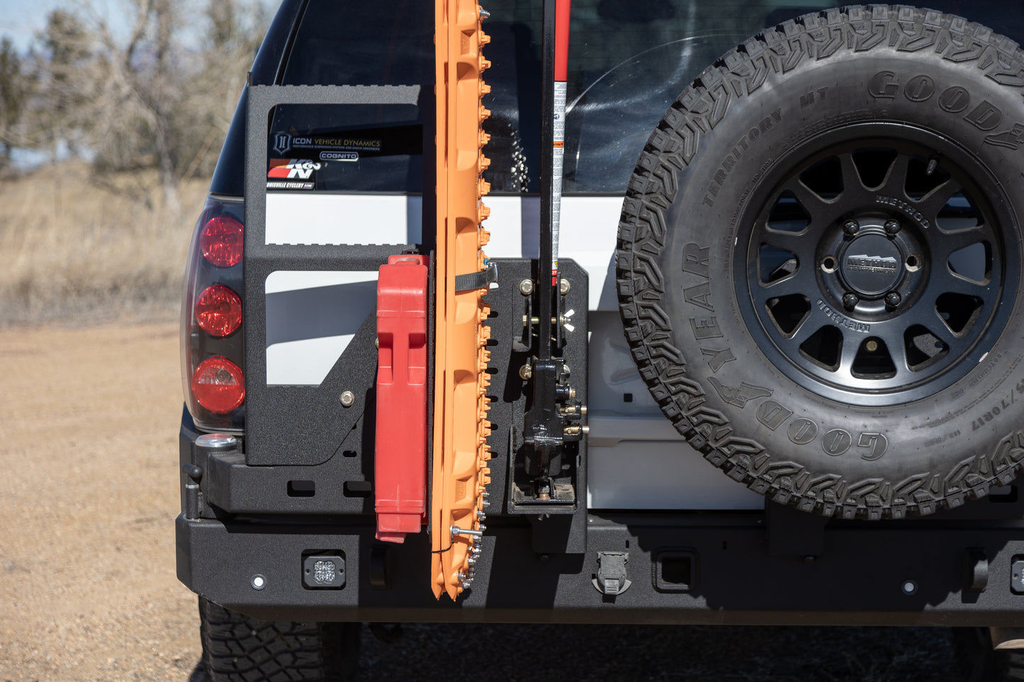 Ladder for Chassis Unlimited Dual Swing Out Bumper Baseline Overland Suburban