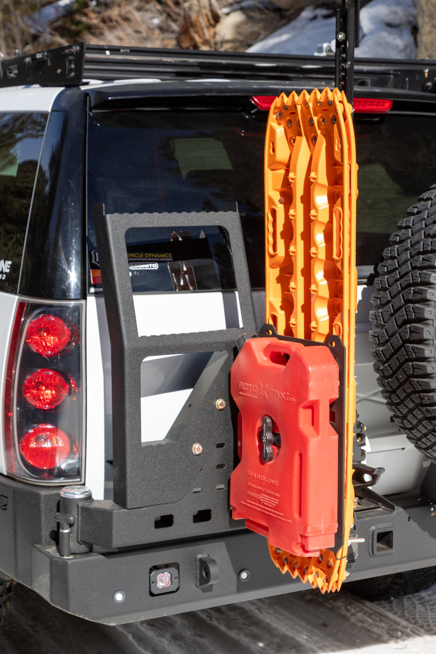 Ladder for Chassis Unlimited Swing Out Bumper Baseline Overland Suburban Ladder