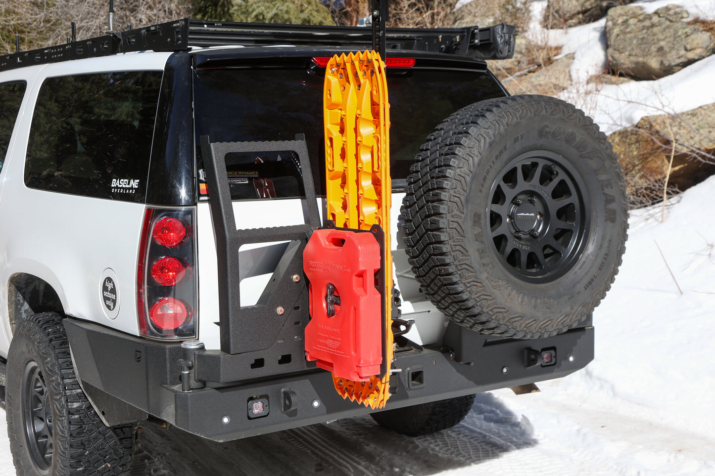2007-2014 Chevy Suburban | GMC Yukon XL 1500/ 2500 HIGH CLEARANCE OCTANE DUAL SWING OUT REAR BUMPER