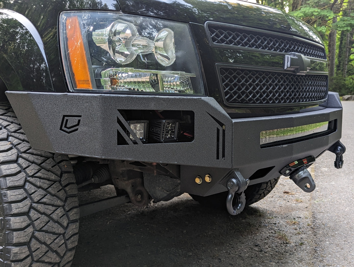 2007-2014 Chevy Tahoe | Suburban Avalanche octane front winch bumper