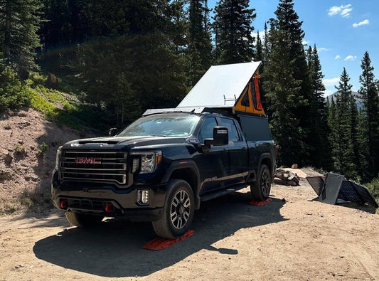 2024 gmc sierra camper roof rack for GFC with Clearance Lights