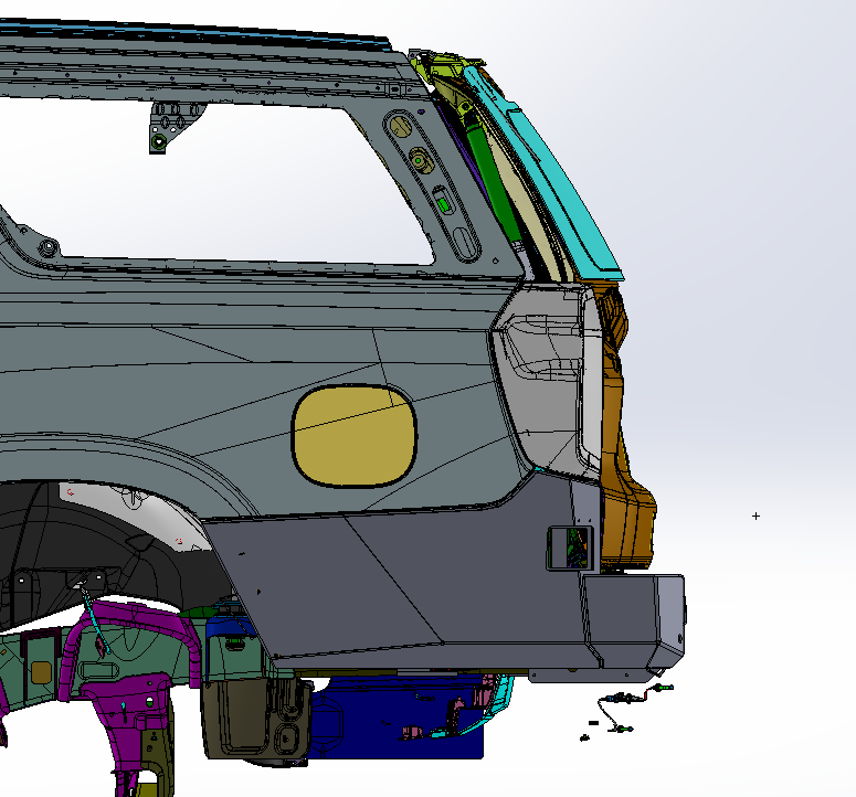 2021-2025 Chevy Suburban GMC Yukon XL High Clearance Rear Bumper