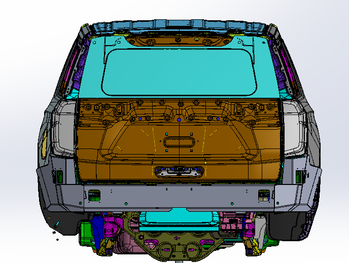 2021-2025 Chevy Suburban GMC Yukon XL High Clearance Rear Bumper