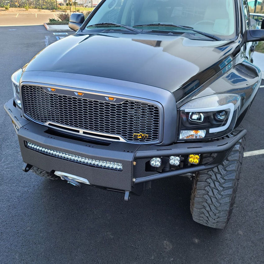 2006-2009 RAM 2500/3500 DIABLO FRONT WINCH BUMPER Chassis Unlimited Inc.