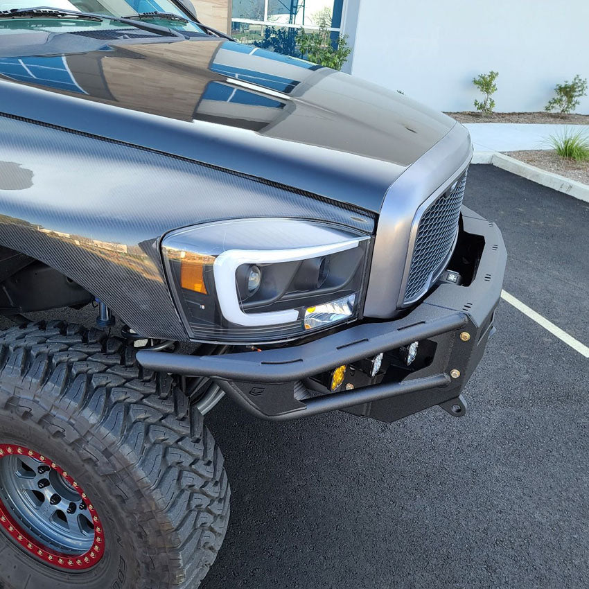 2006-2009 RAM 2500/3500 DIABLO FRONT WINCH BUMPER Chassis Unlimited Inc.