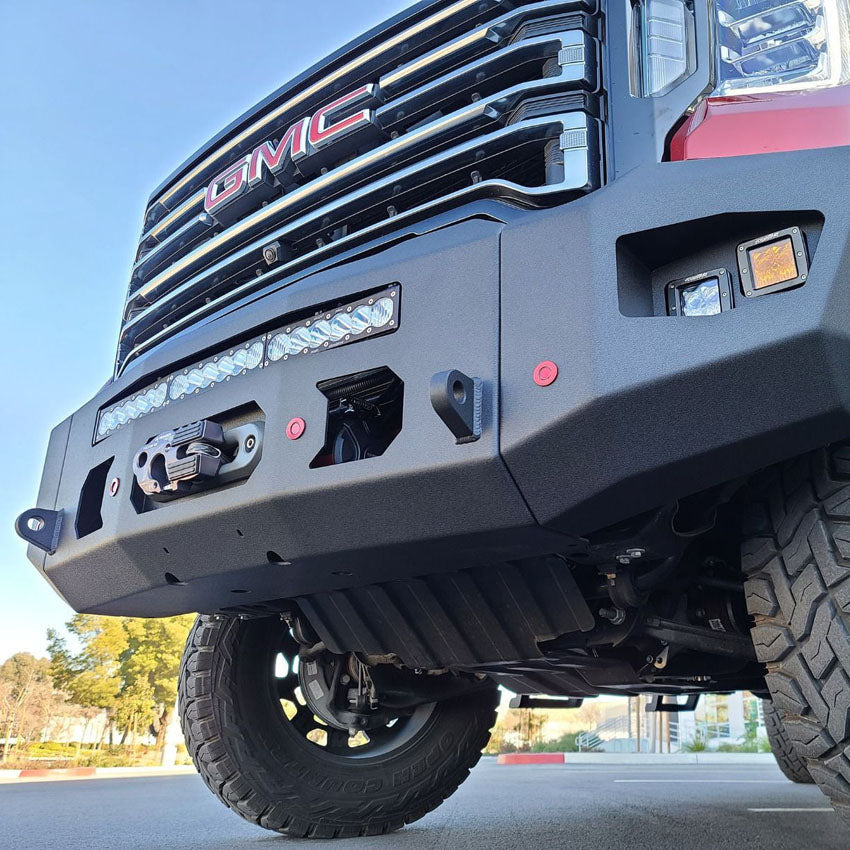 2020-2022 GMC SIERRA 2500/3500 ATTITUDE FRONT WINCH BUMPER Chassis Unlimited Inc.