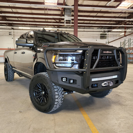 2019-2022 RAM 2500/3500 ATTITUDE FRONT WINCH BUMPER W/ GUARD Chassis Unlimited Inc.