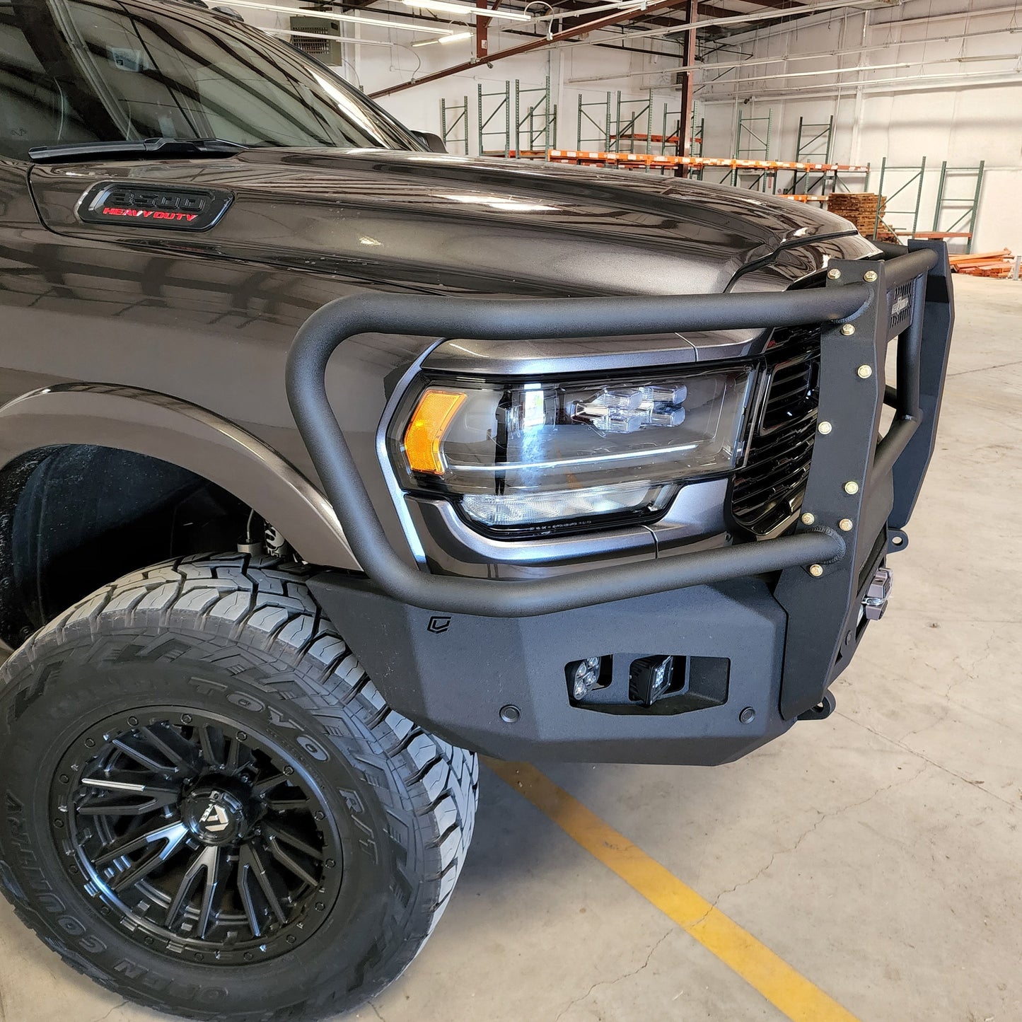 2019-2022 RAM 2500/3500 ATTITUDE FRONT WINCH BUMPER W/ GUARD Chassis Unlimited Inc.