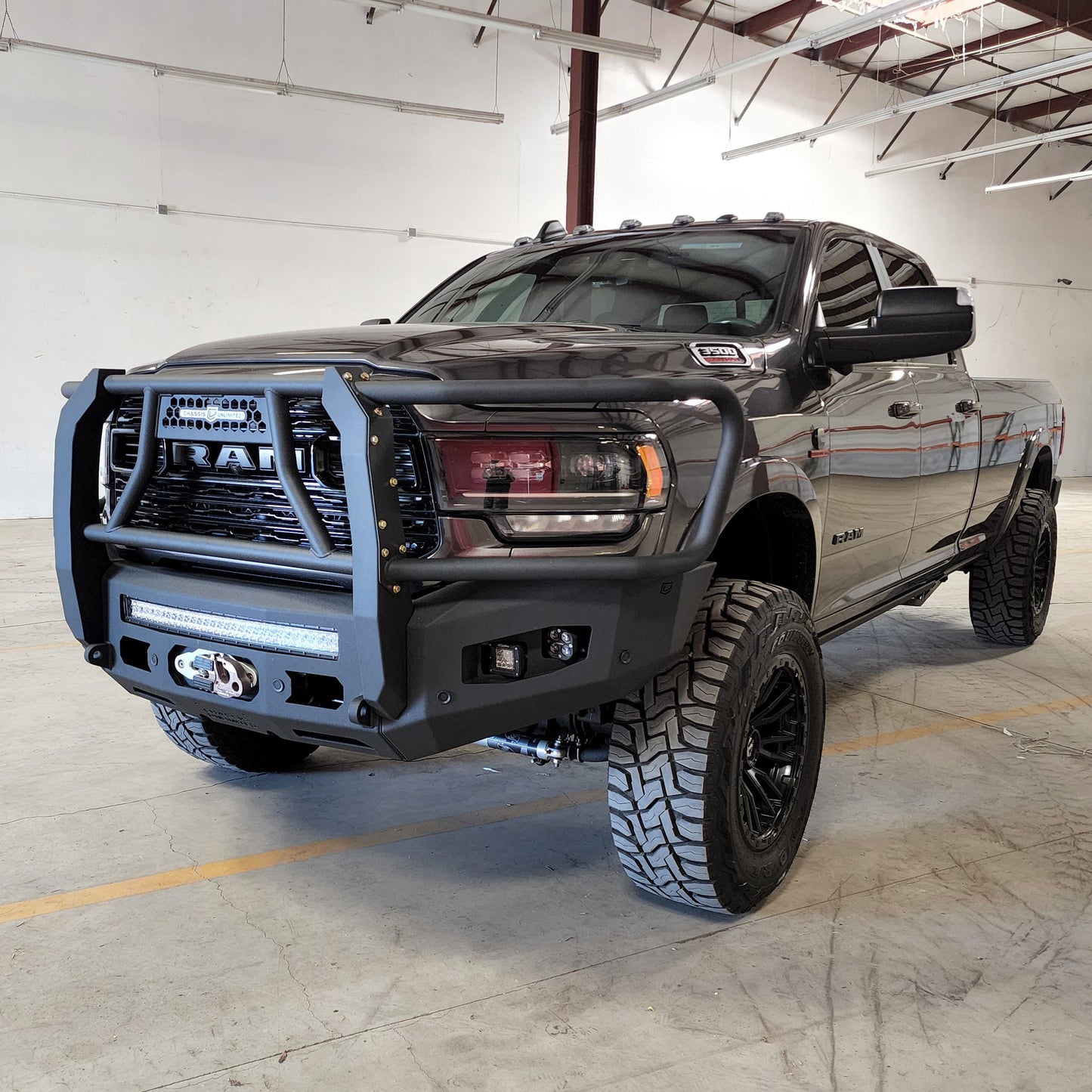 2019-2022 RAM 2500/3500 ATTITUDE FRONT WINCH BUMPER W/ GUARD Chassis Unlimited Inc.