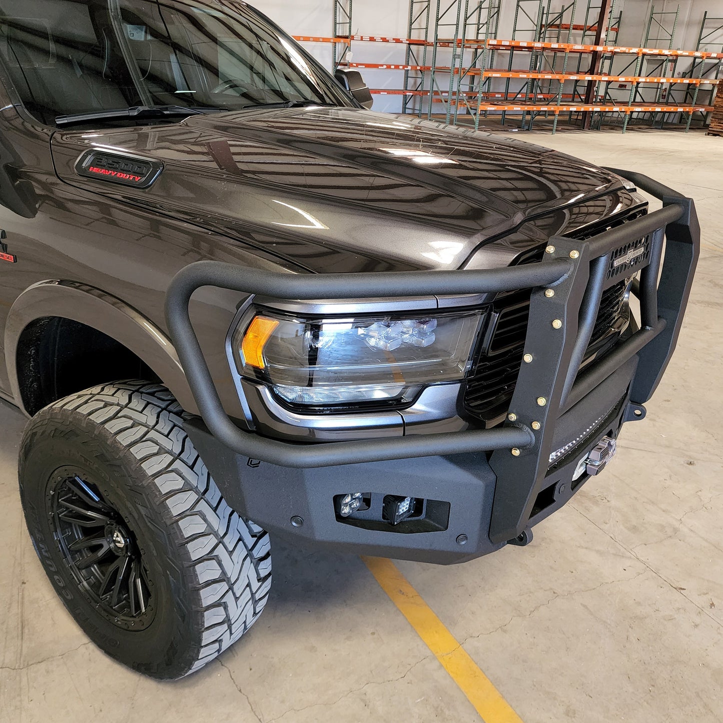 2019-2022 RAM 2500/3500 ATTITUDE FRONT WINCH BUMPER W/ GUARD Chassis Unlimited Inc.