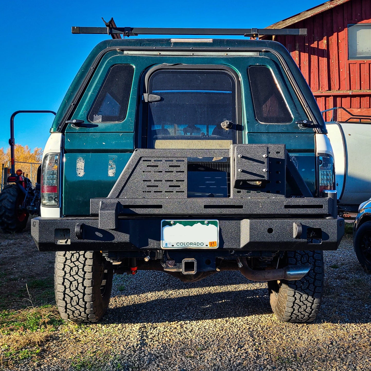1995-2004 TOYOTA TACOMA SWING OUT REAR BUMPER Chassis Unlimited Inc.