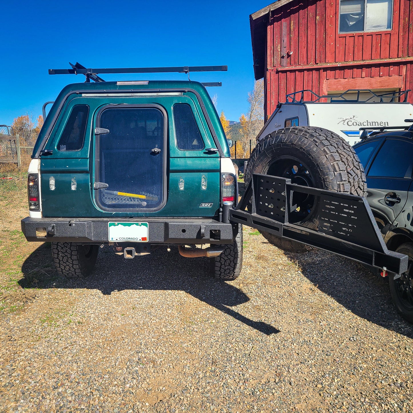 1995-2004 TOYOTA TACOMA SWING OUT REAR BUMPER Chassis Unlimited Inc.