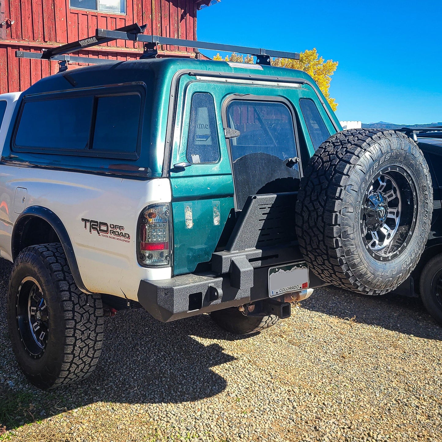 1995-2004 TOYOTA TACOMA SWING OUT REAR BUMPER Chassis Unlimited Inc.