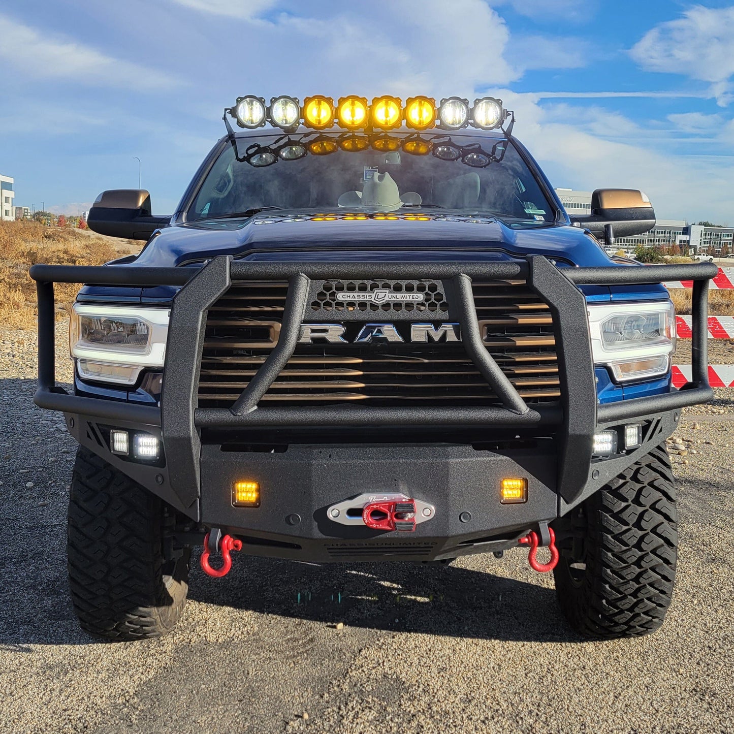 2019-2022 RAM 2500/3500 OCTANE FRONT WINCH BUMPER W/ GUARD Motor Vehicle Parts Chassis Unlimited Inc.