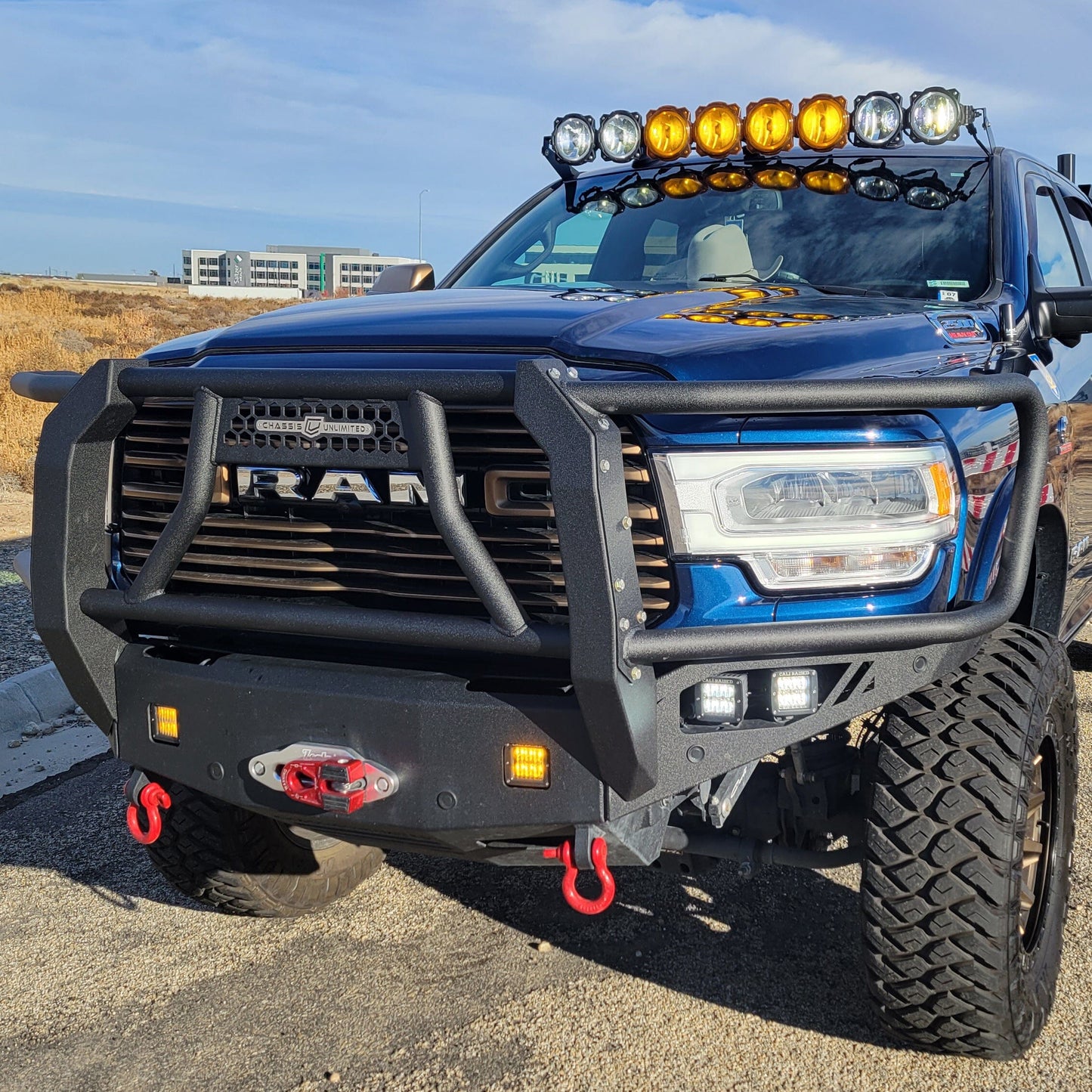 2019-2022 RAM 2500/3500 OCTANE FRONT WINCH BUMPER W/ GUARD Motor Vehicle Parts Chassis Unlimited Inc.