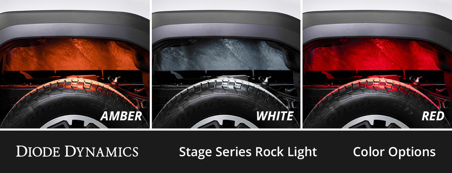 Single-Color Rock Light Installer Magnet Mount Kit (4-pack)