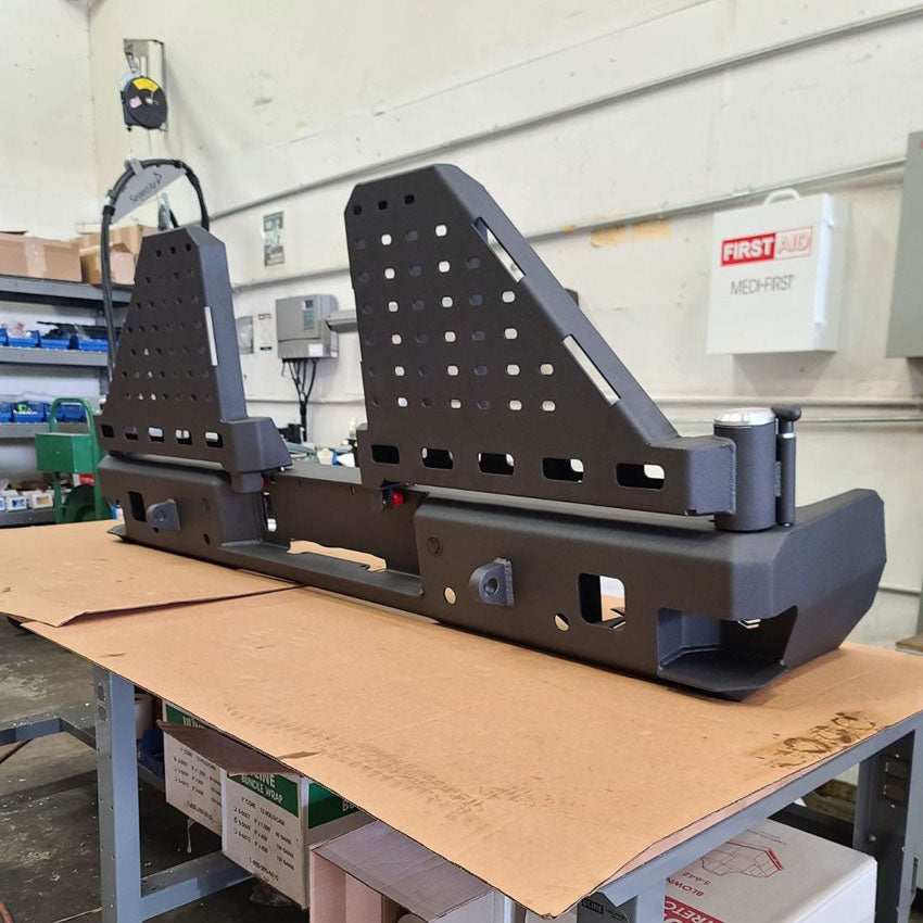 2010-2022 RAM 2500/3500 OCTANE DUAL SWING OUT REAR BUMPER Chassis Unlimited Inc.