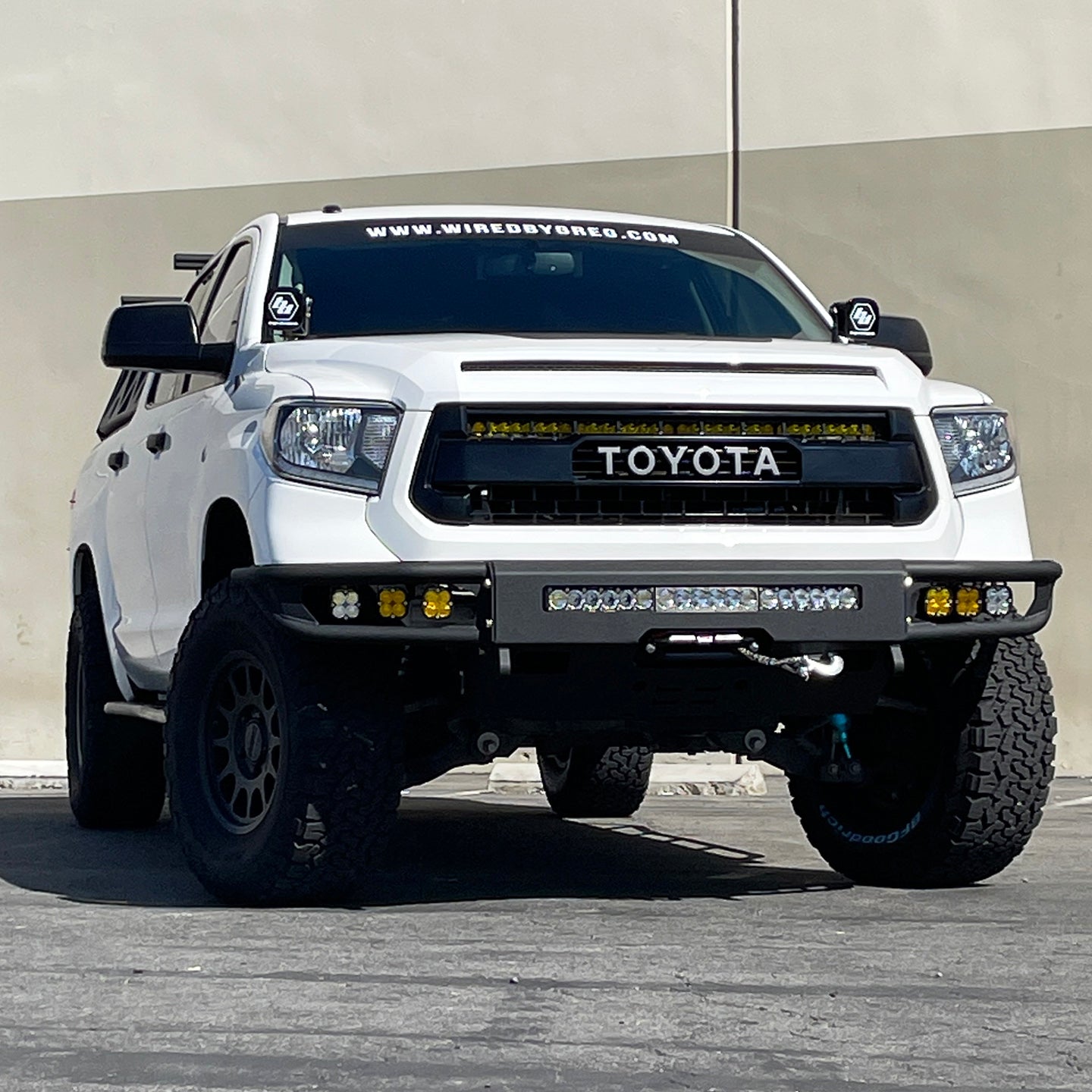 2014-2021 TOYOTA TUNDRA DIABLO FRONT WINCH BUMPER Chassis Unlimited Inc.