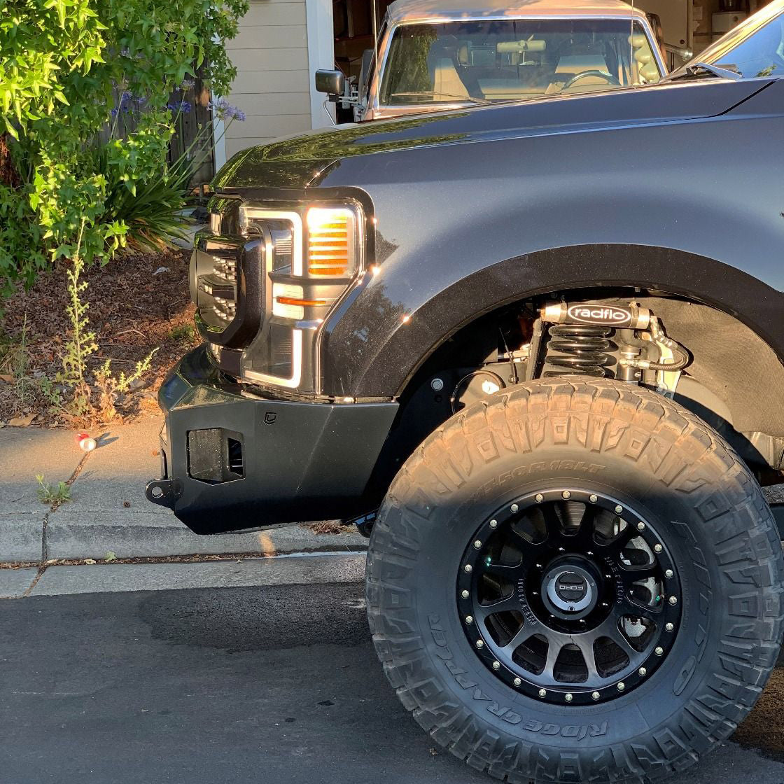 2017-2022 FORD SUPERDUTY F250/F350 ATTITUDE SERIES FRONT WINCH BUMPER Chassis Unlimited Inc.