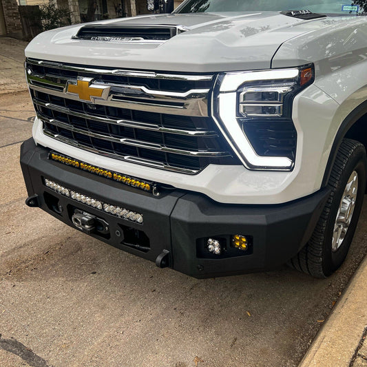 2024+ CHEVY SILVERADO 2500/3500 ATTITUDE FRONT WINCH BUMPER Chassis Unlimited Inc.