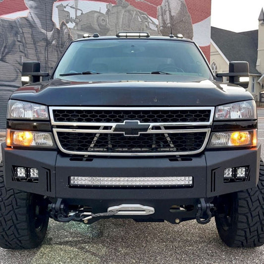 2003-2007 CHEVY SILVERADO 2500/3500 OCTANE FRONT WINCH BUMPER Chassis Unlimited Inc.
