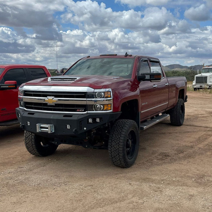 2015-2019 CHEVY SILVERADO 2500/3500 OCTANE FRONT WINCH BUMPER Chassis Unlimited Inc.
