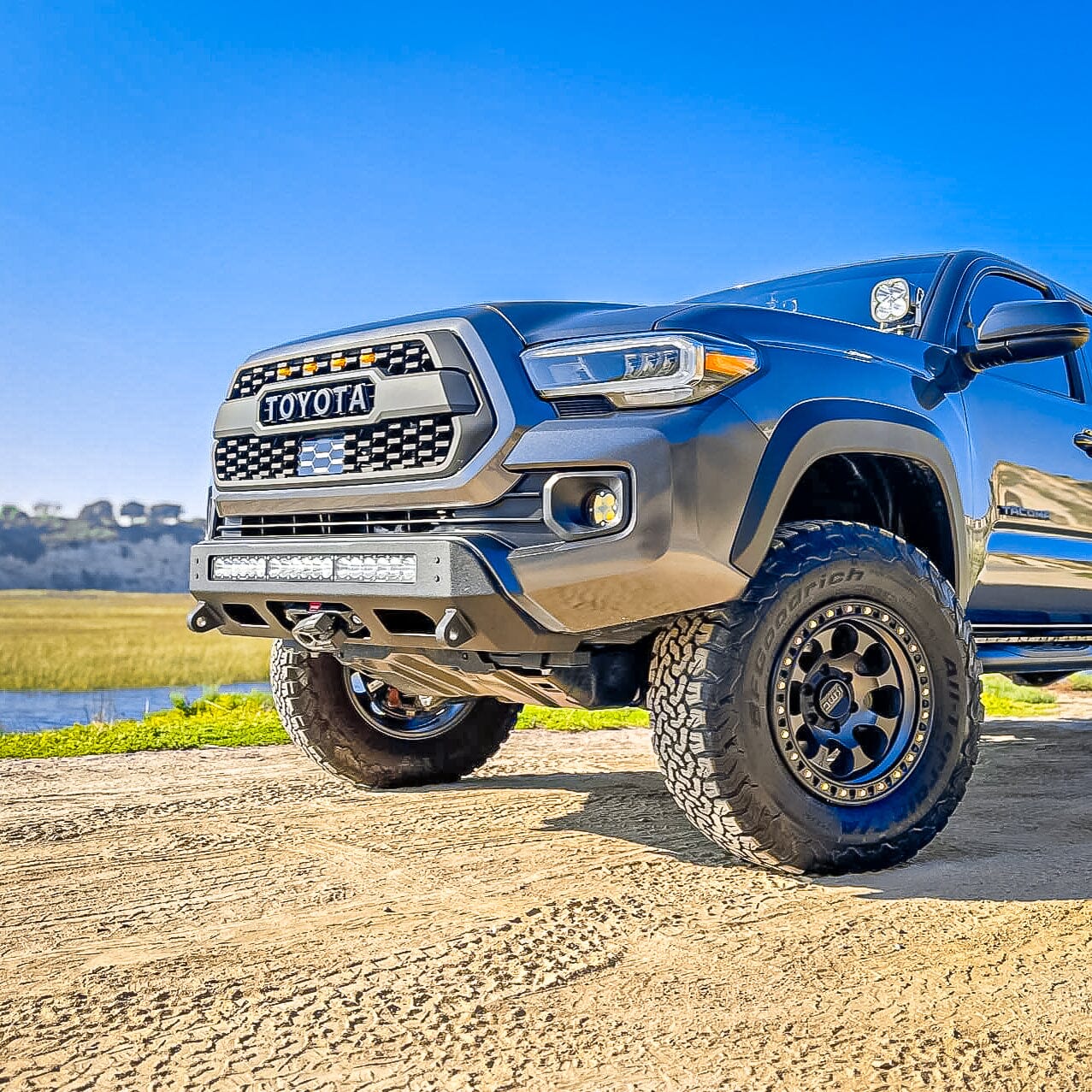 2016-2023 TOYOTA TACOMA PROLITE FRONT WINCH BUMPER Motor Vehicle Parts Chassis Unlimited Inc.