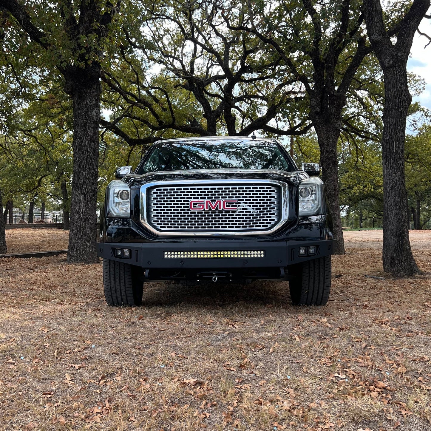 Black Yukon Denali winch bumper 2015 - 2020 Baseline Overland Chassis Unlimited