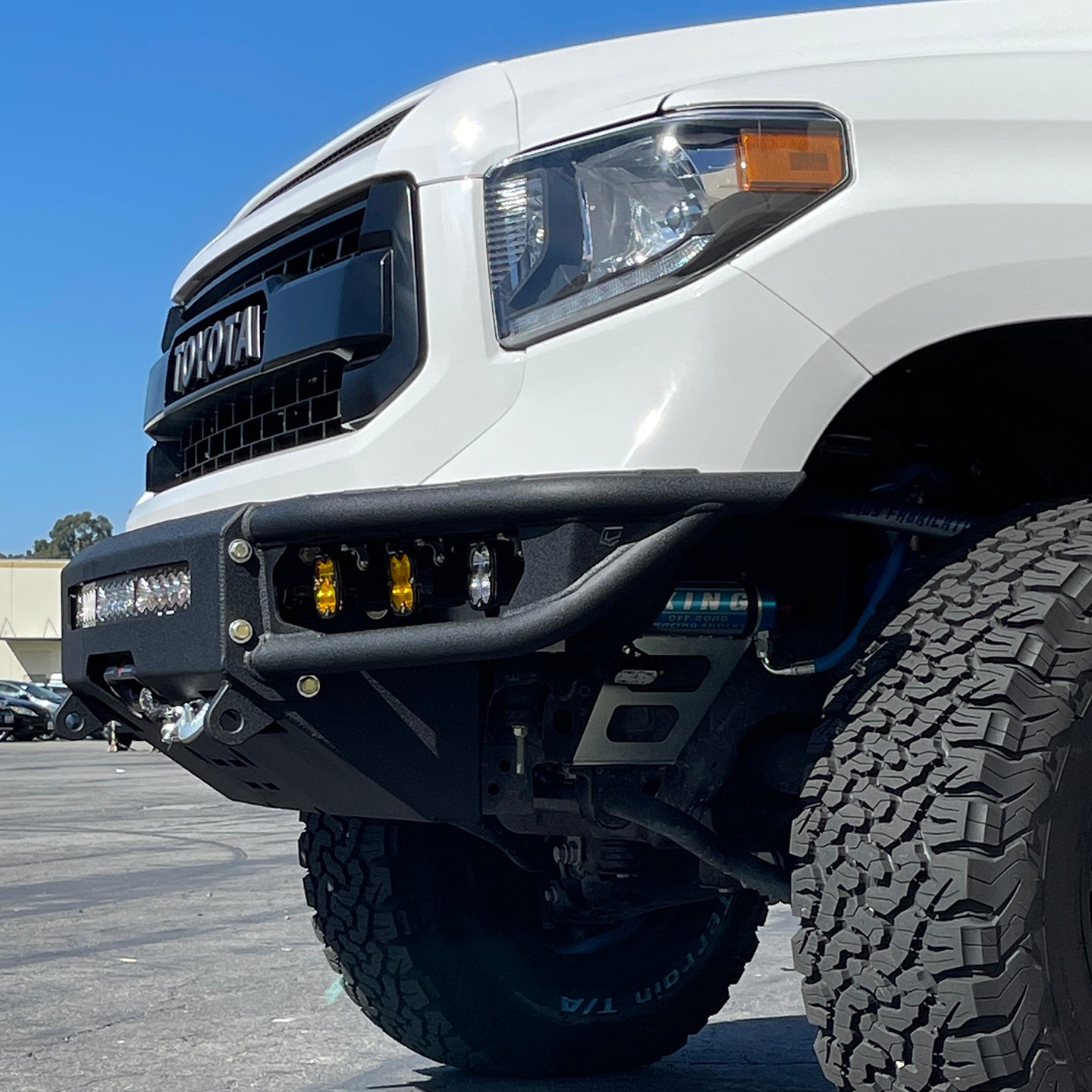 2014-2021 TOYOTA TUNDRA DIABLO FRONT WINCH BUMPER Chassis Unlimited Inc.