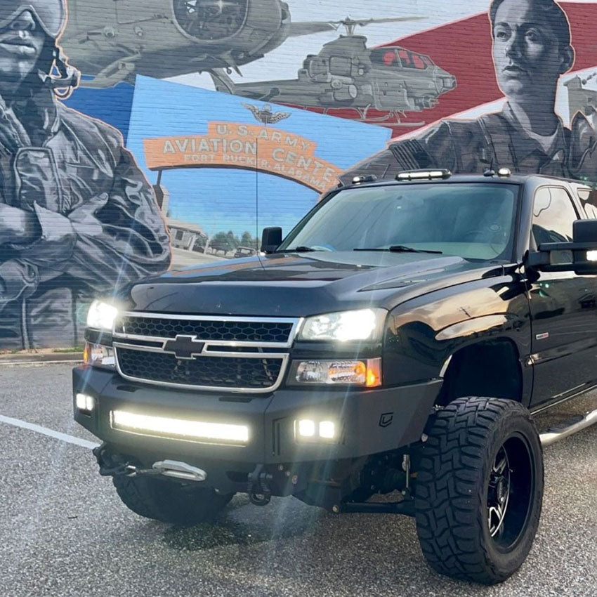 2003-2007 CHEVY SILVERADO 2500/3500 OCTANE FRONT WINCH BUMPER Chassis Unlimited Inc.