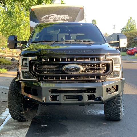 2017-2022 FORD SUPERDUTY F250/F350 ATTITUDE SERIES FRONT WINCH BUMPER Chassis Unlimited Inc.