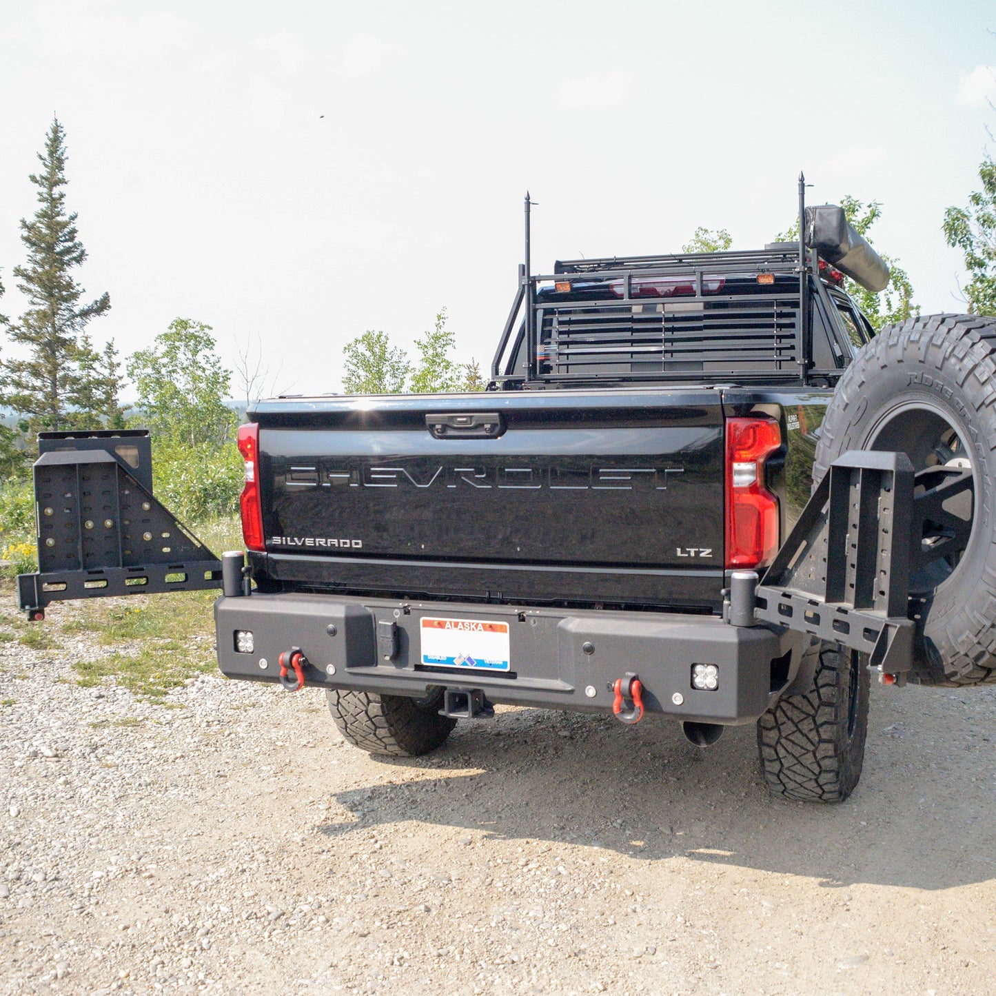 2020-2022 CHEVY/GMC 2500/3500 OCTANE DUAL SWING OUT REAR BUMPER Chassis Unlimited Inc.