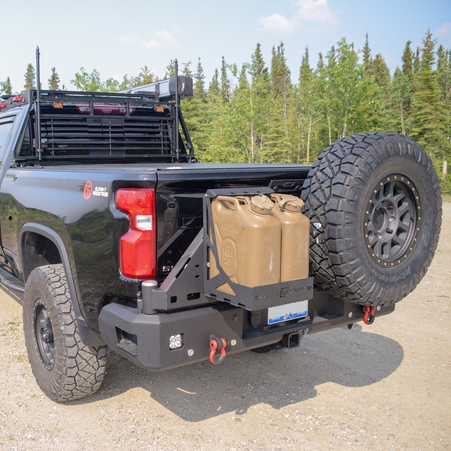 2020-2022 CHEVY/GMC 2500/3500 OCTANE DUAL SWING OUT REAR BUMPER Chassis Unlimited Inc.
