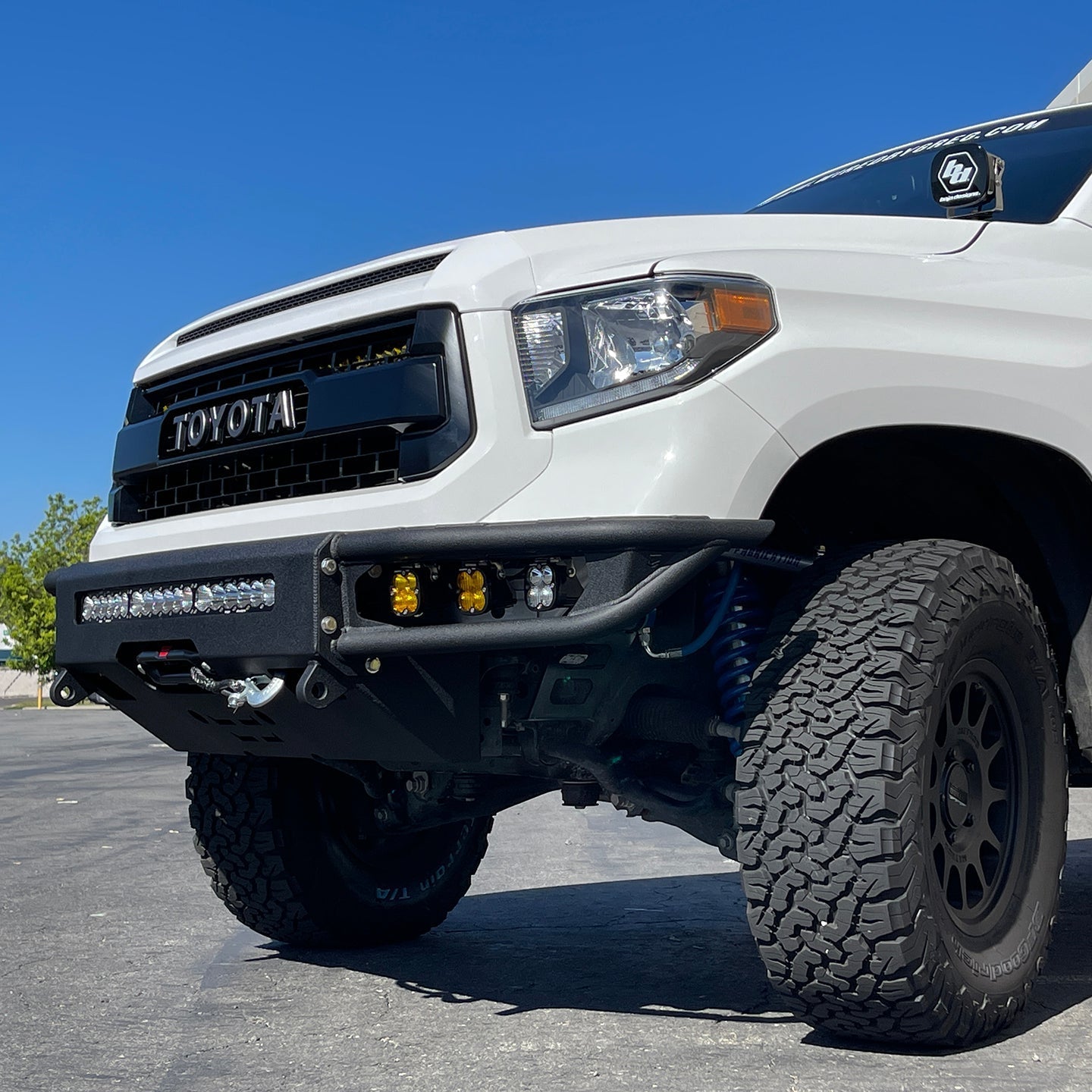 2014-2021 TOYOTA TUNDRA DIABLO FRONT WINCH BUMPER Chassis Unlimited Inc.