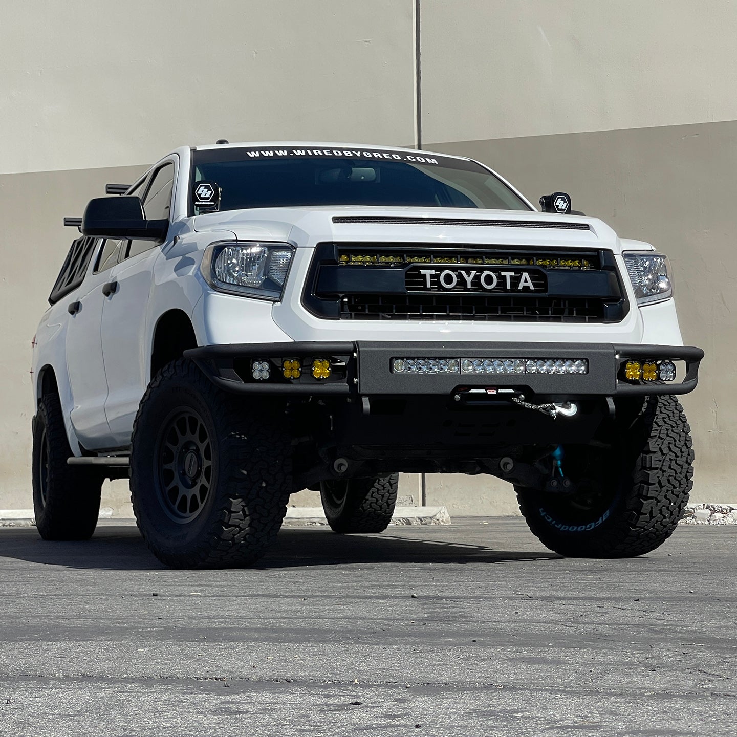 2014-2021 TOYOTA TUNDRA DIABLO FRONT WINCH BUMPER Chassis Unlimited Inc.