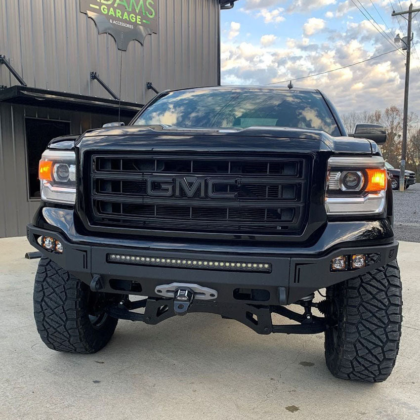 2014-2015 GMC SIERRA 1500 OCTANE FRONT WINCH BUMPER Chassis Unlimited Inc.