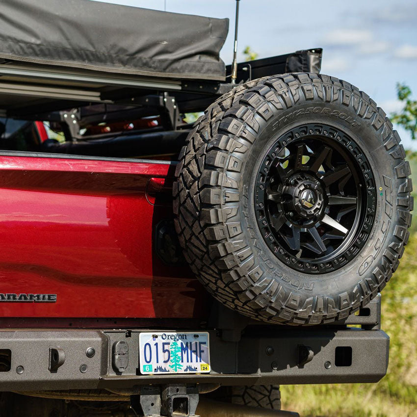 2010-2022 RAM 2500/3500 HIGH CLEARANCE DUAL SWING OUT REAR BUMPER Chassis Unlimited Inc.