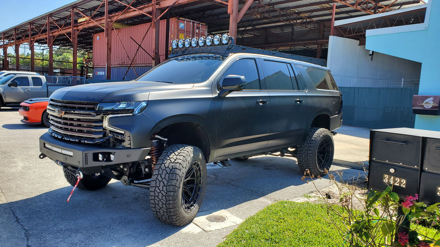 2021+ Chevy Suburban| GMC Yukon XL HIGH CLEARANCE DUAL SWING OUT REAR BUMPER