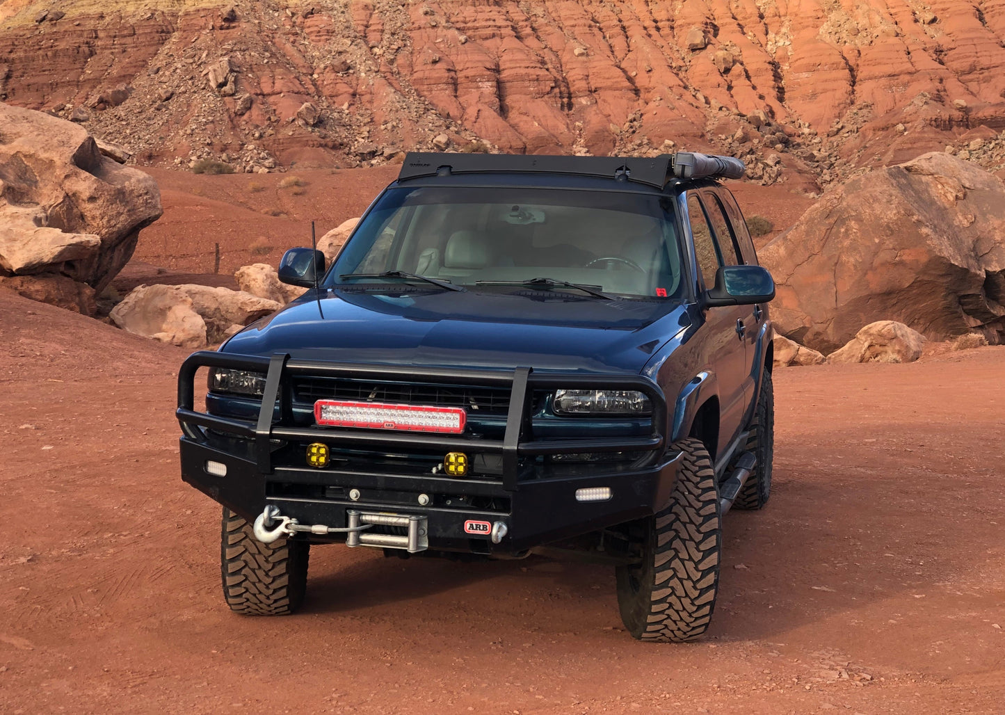 2000-2006 Chevy Tahoe Roof Rack Baseline Overland ARB Bumper