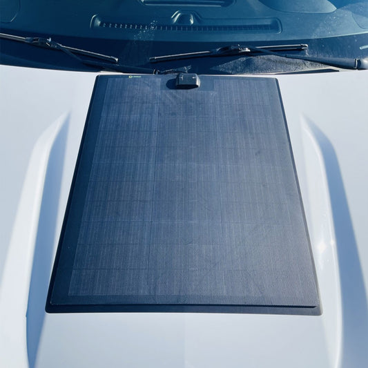 2019-2022 Chevrolet Silverado 1500 Z71 Trail Boss Lensun 55W Hood Solar Panel