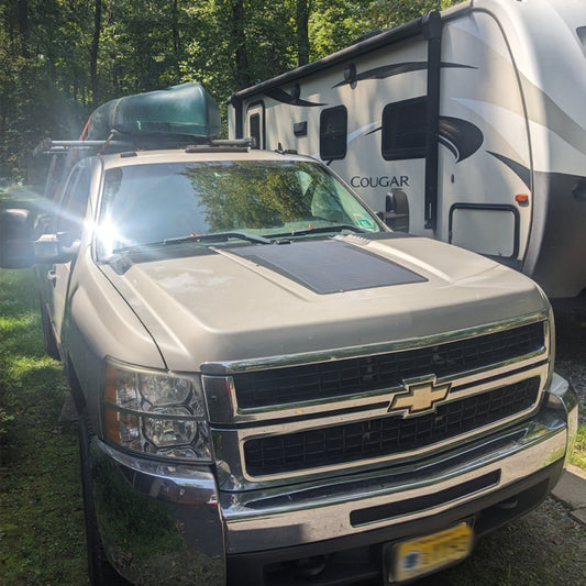 Chevrolet Colorado 2007-2014 Lensun 75w Hood Solar Panel