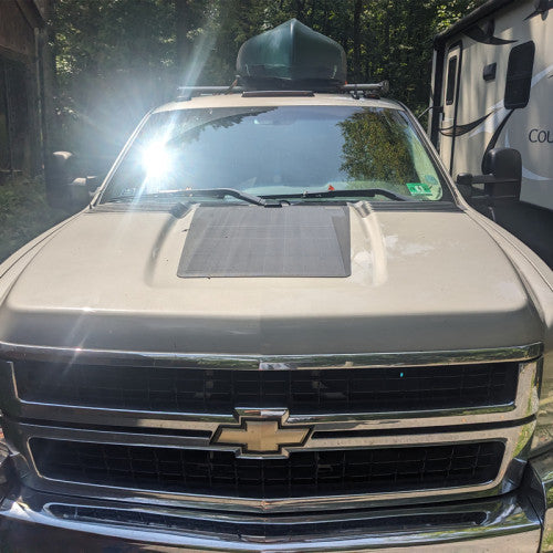 Chevrolet Colorado 2007-2014 Lensun 75w Hood Solar Panel