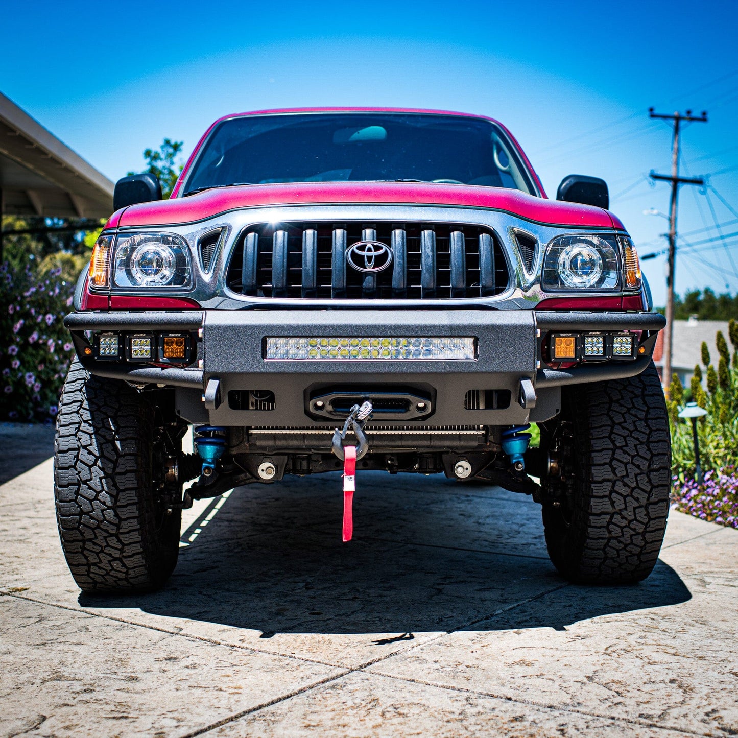 1995-2004 TOYOTA TACOMA DIABLO FRONT WINCH BUMPER Chassis Unlimited Inc.